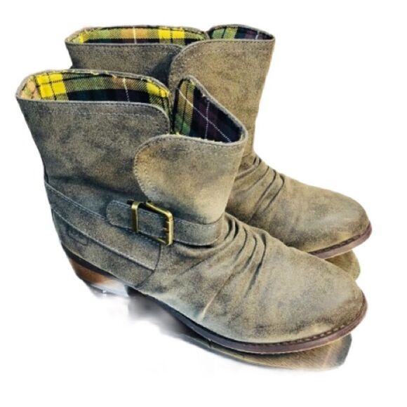 Dirty Laundry Gray Women Ankle Boots - Picture 1 of 7